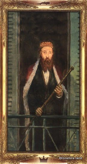 King of Wands - Impressionist Tarot - Tarot Deck by Corrine Kenner, Artwork by Arturo Picca