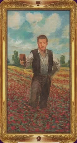 Page of Cups - Impressionist Tarot - Tarot Deck by Corrine Kenner, Artwork by Arturo Picca