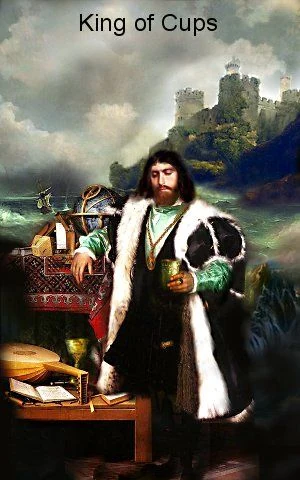 King of Cups card from the Infinite Visions Tarot deck