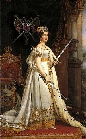 Queen of Swords card from the Infinite Visions Tarot deck