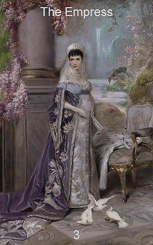 The Empress card from the Infinite Visions Tarot deck