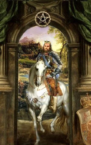 Knight of Pentacles card from the Infinite Visions Tarot deck