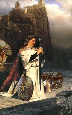 Queen of Pentacles card from the Infinite Visions Tarot deck