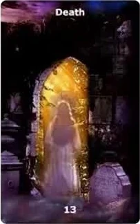 Death card from the Infinite Visions Tarot deck
