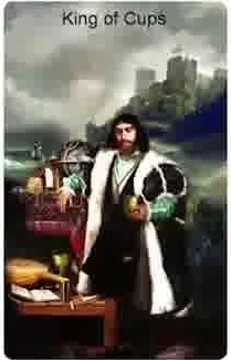King of Cups card from the Infinite Visions Tarot deck