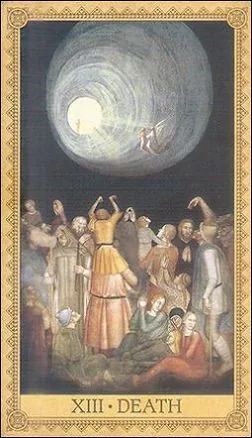 Death card from the Influence of the Angels Tarot deck