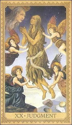 Judgement card from the Influence of the Angels Tarot deck