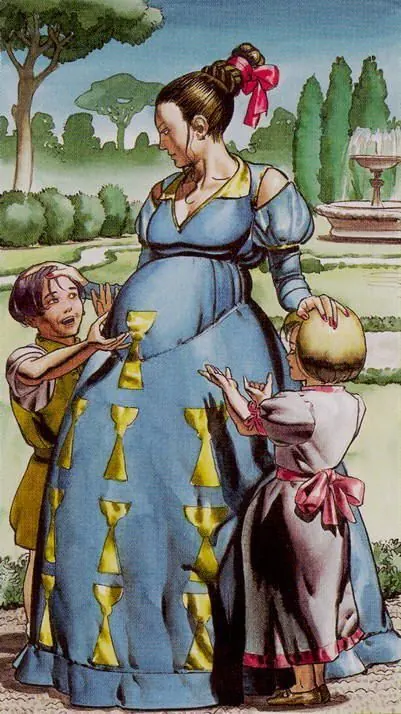 Source-order card 32 card from the Initiatory Golden Dawn Tarot deck