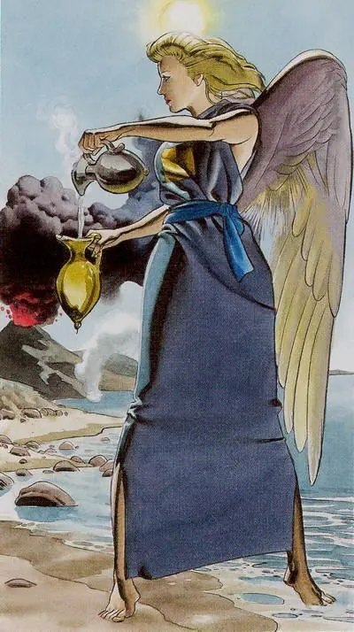 Source-order card 48 card from the Initiatory Golden Dawn Tarot deck