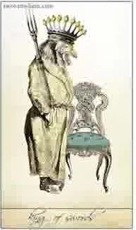 Queen of Wands card from the Isidore Tarot deck