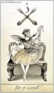 Two of Swords card from the Isidore Tarot deck