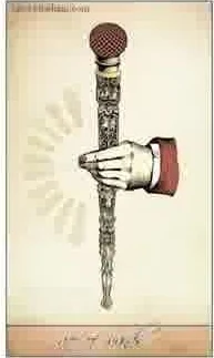 Ace of Wands card from the Isidore Tarot deck