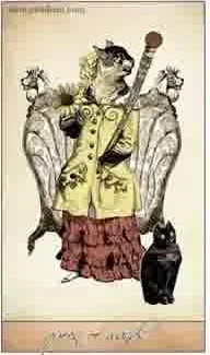Page of Coins card from the Isidore Tarot deck