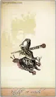 The Hanged Man card from the Isidore Tarot deck