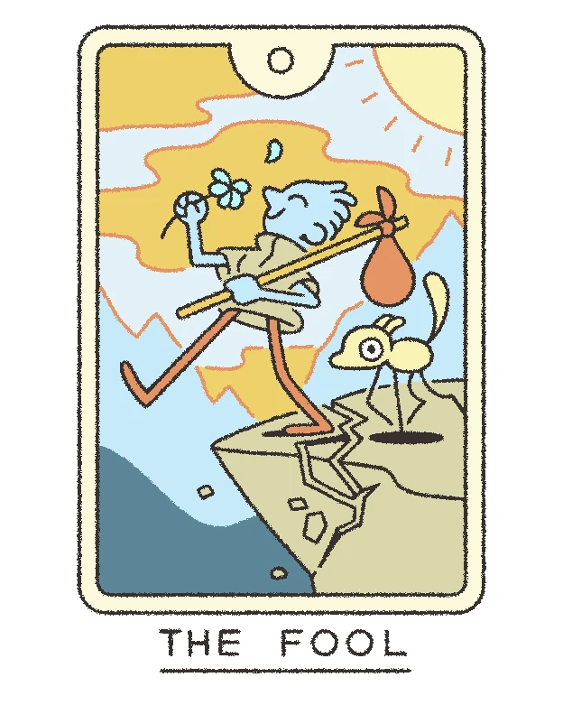 The Fool — Joe Sparrow Tarot The Fool card from the Joe Sparrow Tarot deck