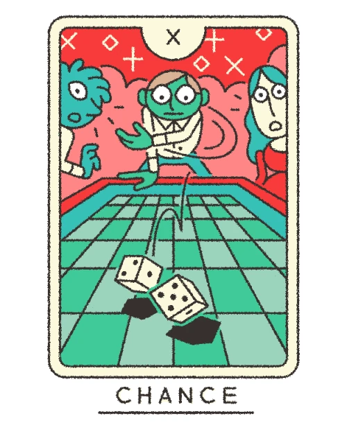 Chance card from the Joe Sparrow Tarot deck