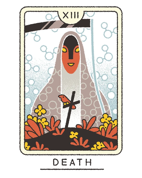 Death card from the Joe Sparrow Tarot deck