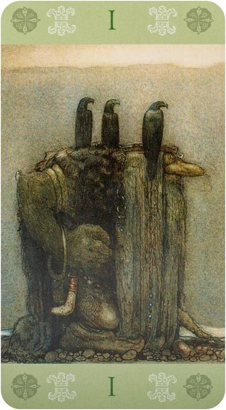 The Magician card from the John Bauer Tarot deck