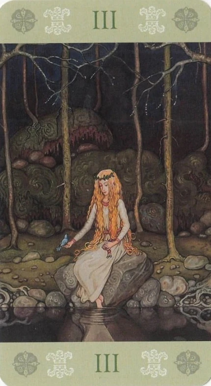 The Empress card from the John Bauer Tarot deck