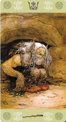 King of Wands card from the John Bauer Tarot deck