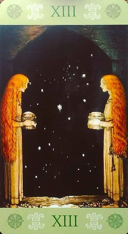 Death — source-order label Death card from the John Bauer Tarot deck