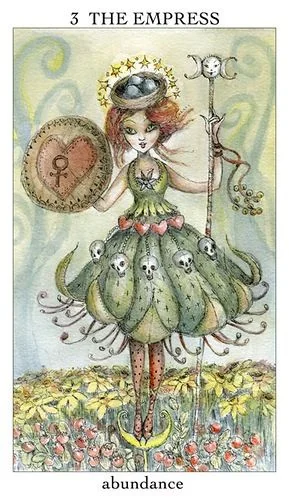 The Empress card from the Joie De Vivre Tarot deck