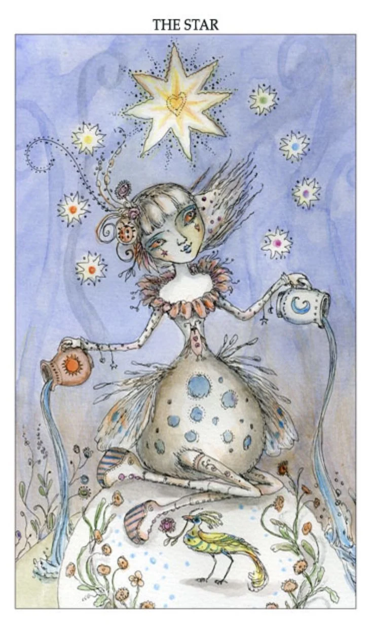 The Star card from the Joie De Vivre Tarot deck