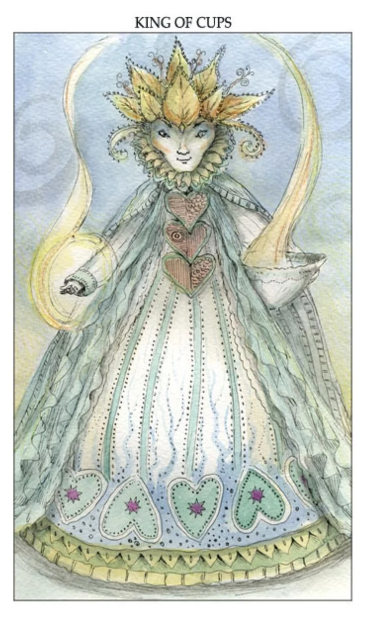 King of Cups card from the Joie De Vivre Tarot deck
