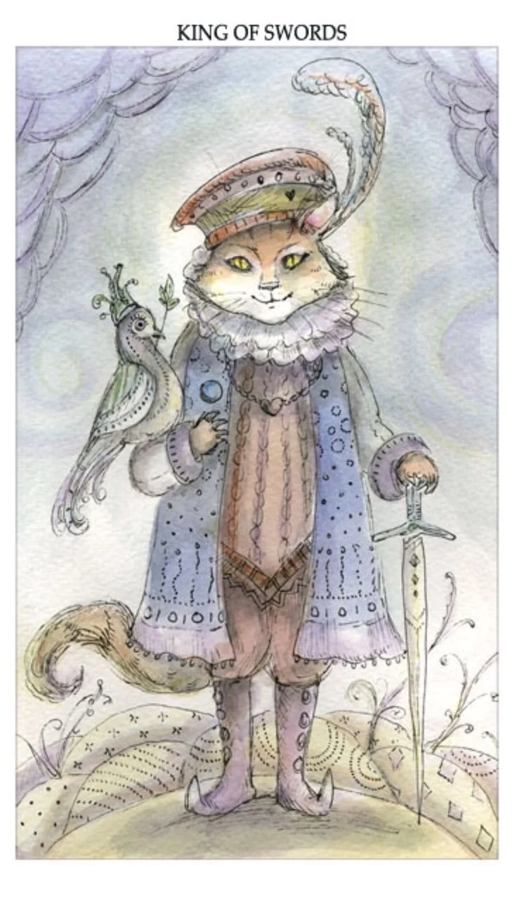King of Swords card from the Joie De Vivre Tarot deck