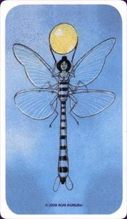 Card back from the Jolanda Tarot deck