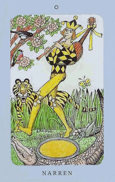 The Fool from the Jolanda Tarot deck