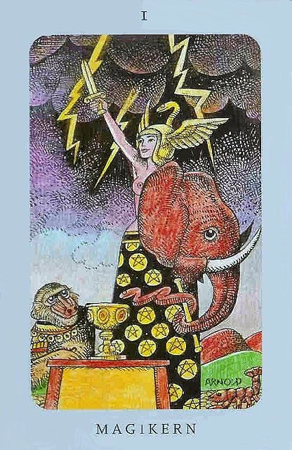 The Magician from the Jolanda Tarot deck