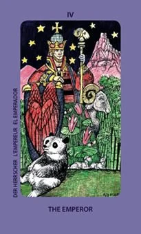 The Emperor from the Jolanda Tarot deck