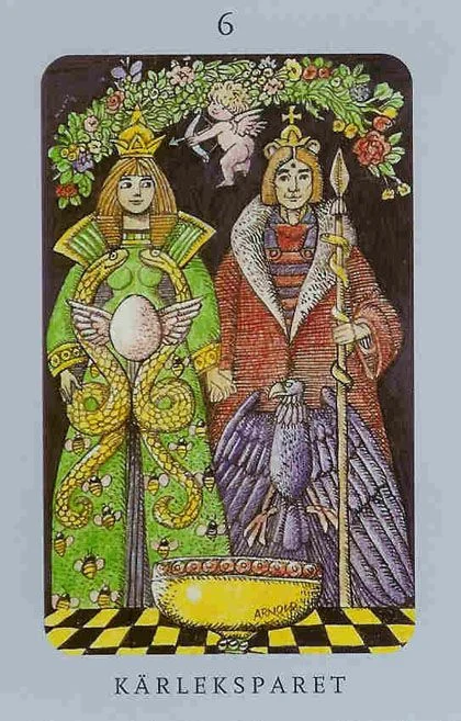 Jolanda Tarot source card 06 from the verified partial gallery