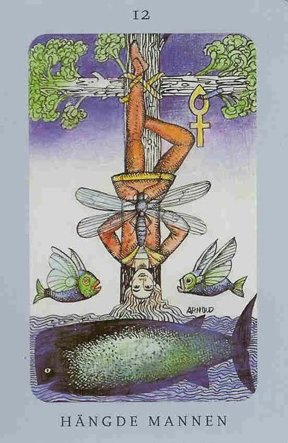 The Hanged Man from the Jolanda Tarot deck