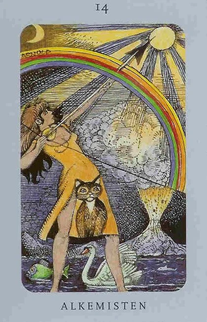 Temperance from the Jolanda Tarot deck