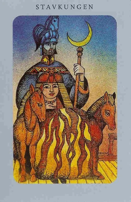 King of Wands from the Jolanda Tarot deck