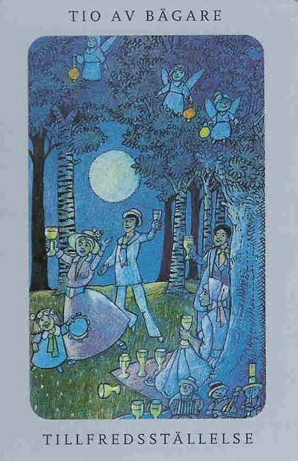 Ten of Cups from the Jolanda Tarot deck