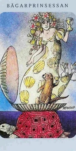 Page of Cups from the Jolanda Tarot deck