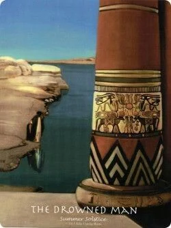 The Drowned Man card from the Journey Into Egypt Tarot deck