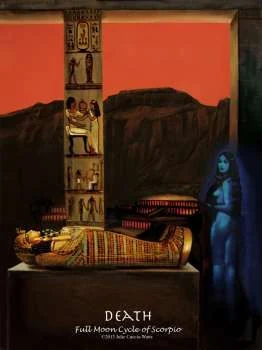 Death card from the Journey Into Egypt Tarot deck
