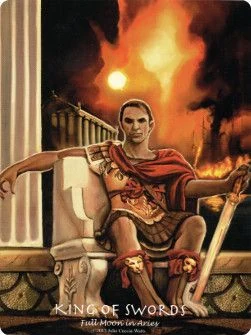 King of Swords card from the Journey Into Egypt Tarot deck