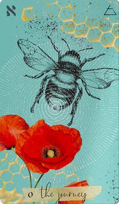 The Journey card from the Journey Of The Sacred Bee Tarot deck