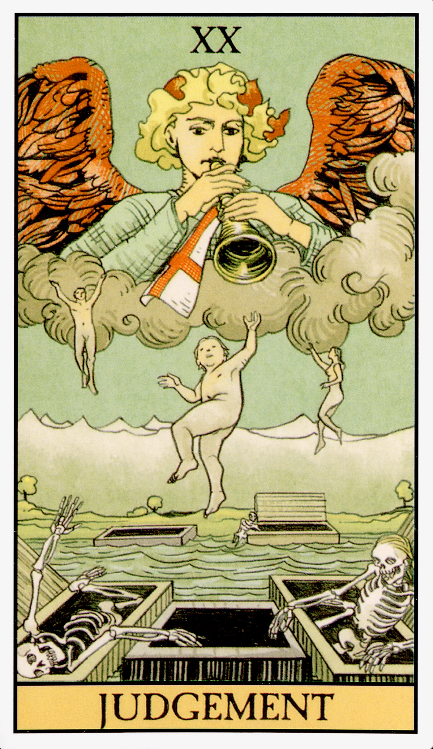 Judgement card from the After Tarot deck by Lo Scarabeo