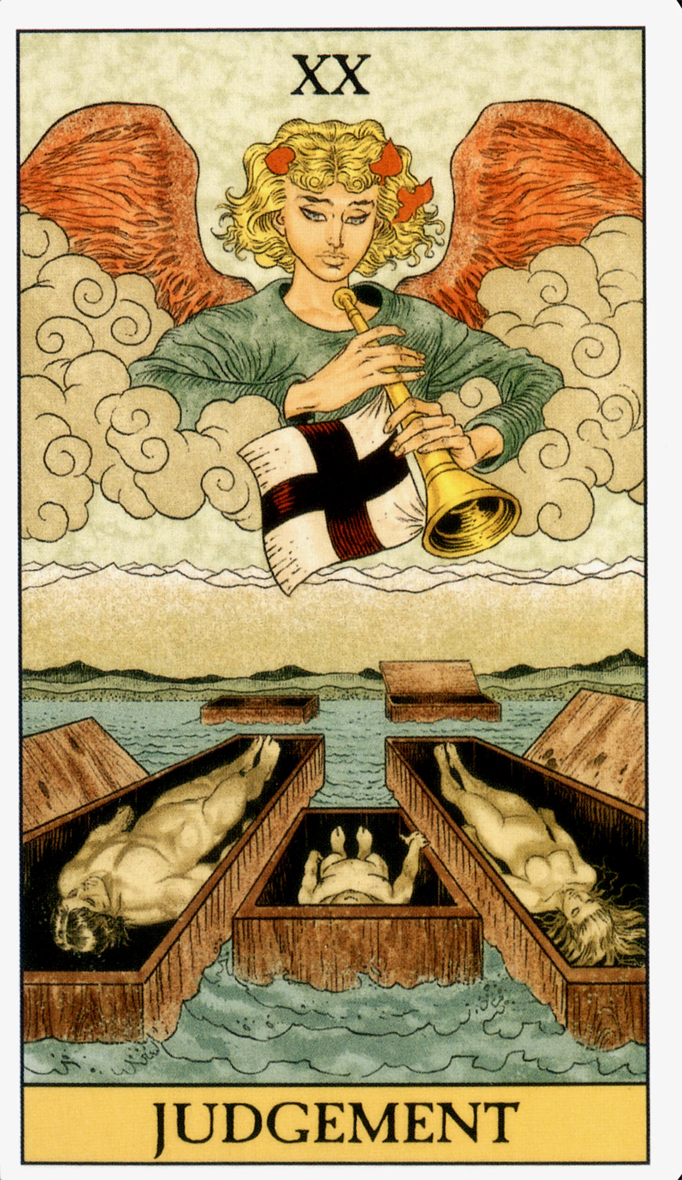 Judgement card from the Before Tarot deck by Lo Scarabeo