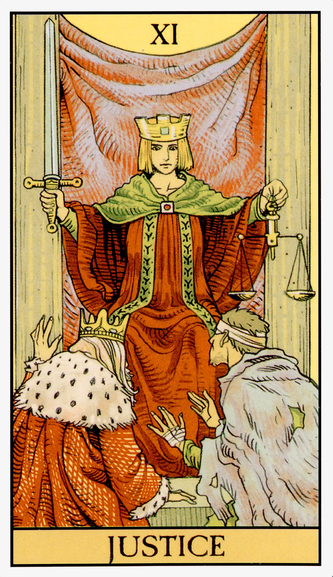 Justice — After Tarot by Lo Scarabeo Justice card from the After Tarot deck by Lo Scarabeo