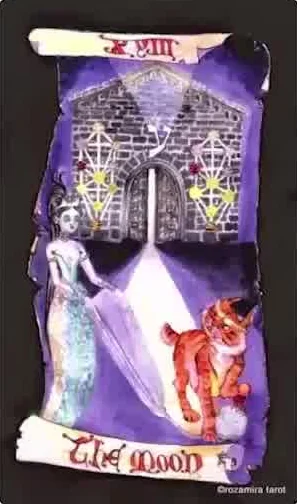 The Magician card from the Kabbalistic Visions Tarot deck