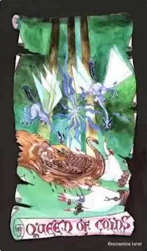 The Empress card from the Kabbalistic Visions Tarot deck