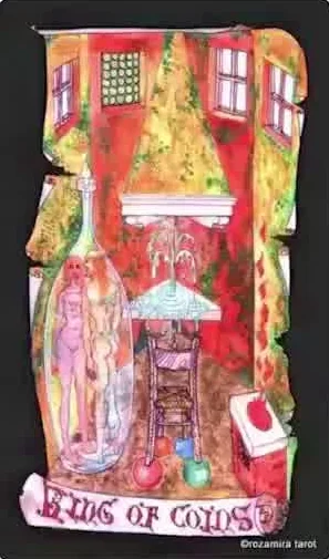 Justice card from the Kabbalistic Visions Tarot deck