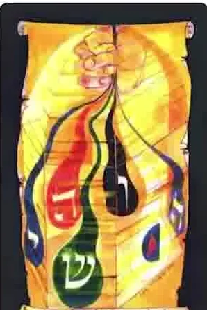 Temperance card from the Kabbalistic Visions Tarot deck